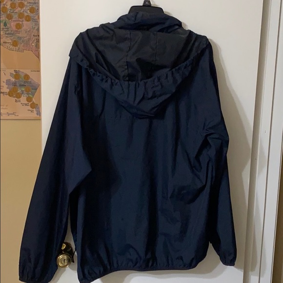 IZOD windbreaker size L navy blue - Picture 3 of 4